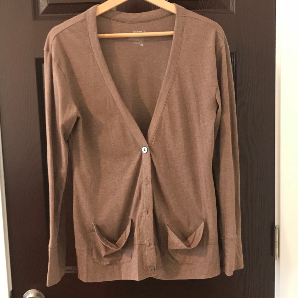 Small Brown Old Navy Cardigan